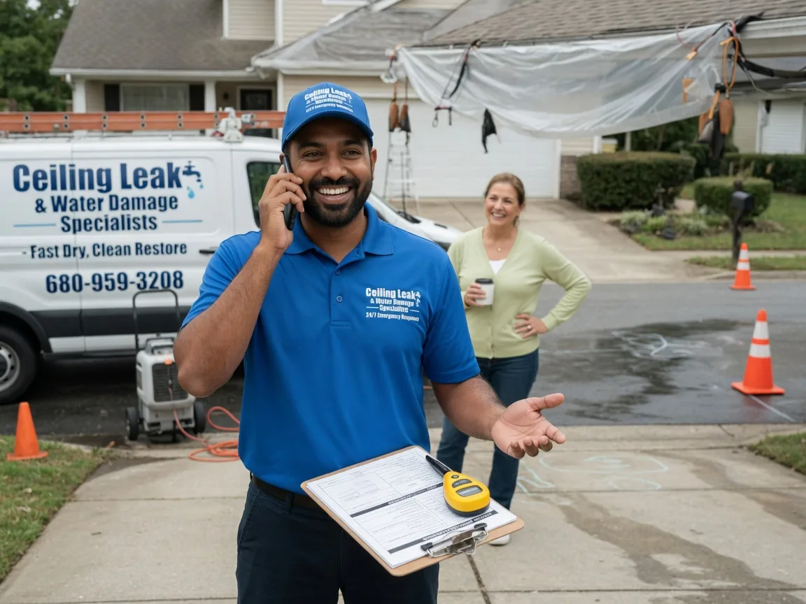 Ceiling Leak Cleanup Storm Lake, IA FAQs
